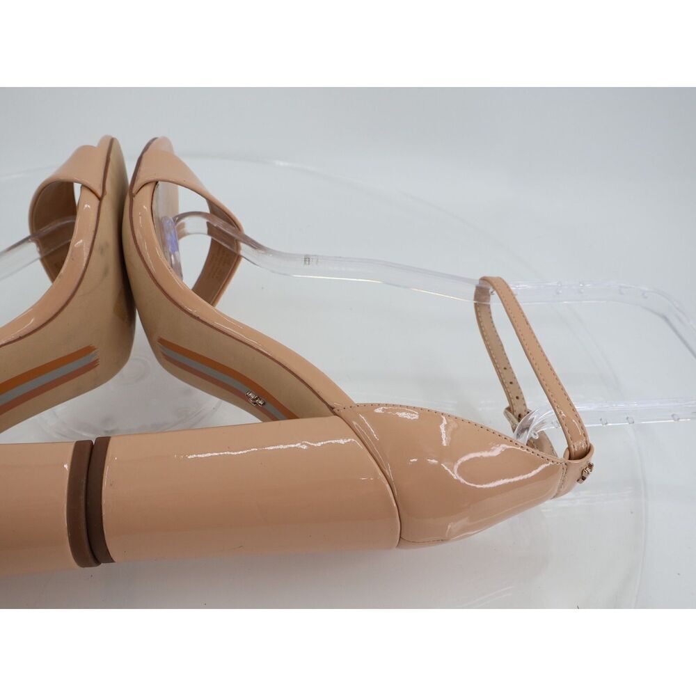 Sam Edelman Womens Yaro Ankle Strap Beige Patent Sandals Size 9.5 M Bridal Prom - Picture 10 of 14